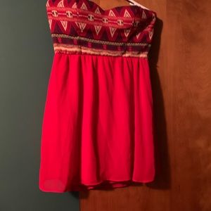 Red dress